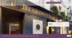 Desktop Screenshot of hotel-gramont-opera.com